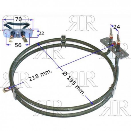 RESISTENZA PER FORNI VENTILATI 2000W - 230 V