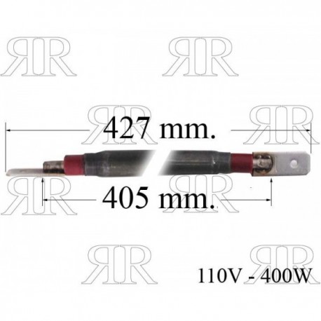 RESISTENZA RETTILINEA W400 MM390 V110