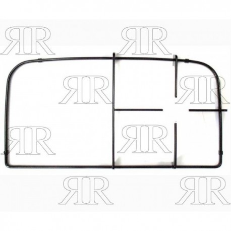 GRIGLIA IN PIATTINO AD 1 FUOCO + PIASTRA 440 X 224 TIPO ARISTON