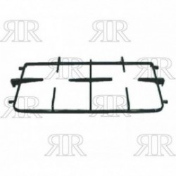 GRIGLIA IN PIATTINO SMALTATA A 2 FUOCHI SINISTRA 433 X 238 MM
