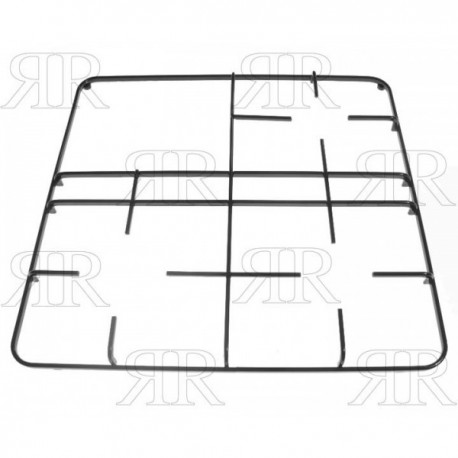 GRIGLIA IN PIATTINO SMALTATA A 3 FUOCHI + PIASTRA 445 X 478 MM