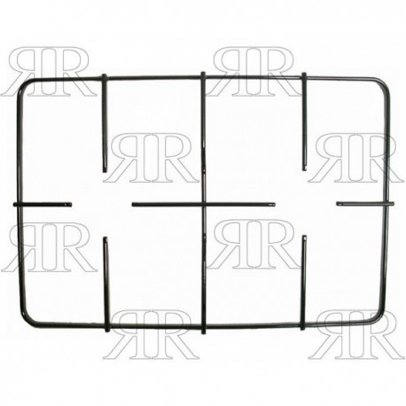 GRIGLIA IN PIATTINO SMALTATA A 2 FUOCHI 403 X 275 MM