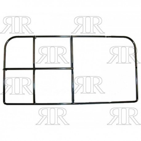 GRIGLIA IN PIATTINO SMALTATA AD 1 FUOCO + PIASTRA 456 X 232 MM