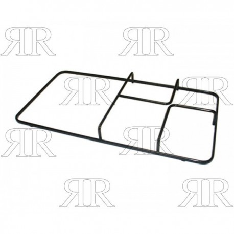 GRIGLIA IN PIATTINO SMALTATA AD 1 FUOCO+ PIASTRA 451 X 240 MM