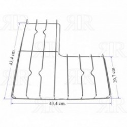 Griglia Samet a 3 Fuochi Cromata 433 X 433 mm.