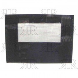 VETRO FORNO COLORE NERO 570 X 402 MM